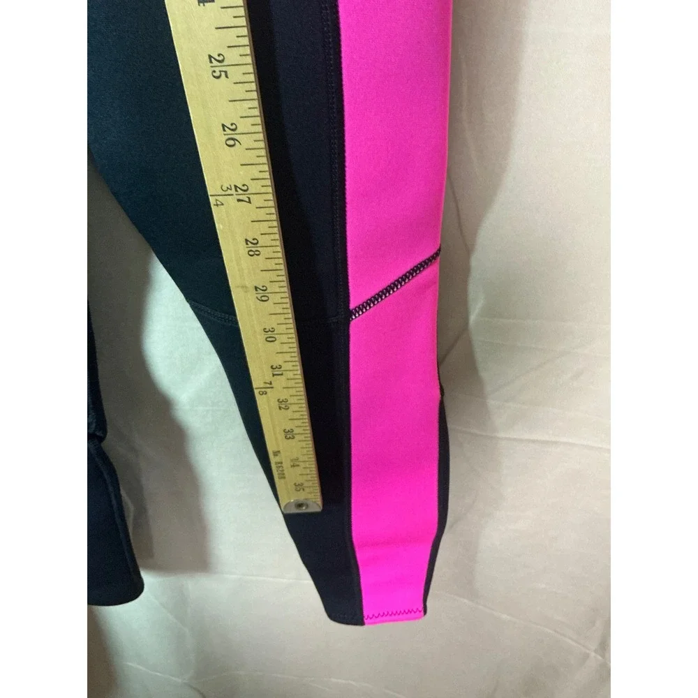 Hevto Wetsuit Girls Size 10 Slim Black Pink NEW Full Body Neoprene Thermal Suit